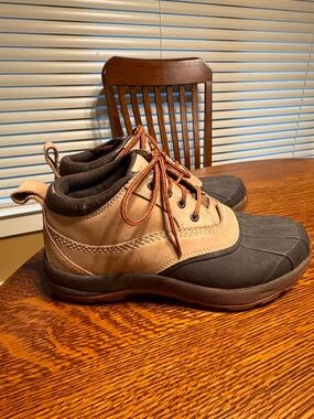 L.L. Bean Men’s Storm Chaser low-profile duck boots shoes Size 8.5 lace preppy